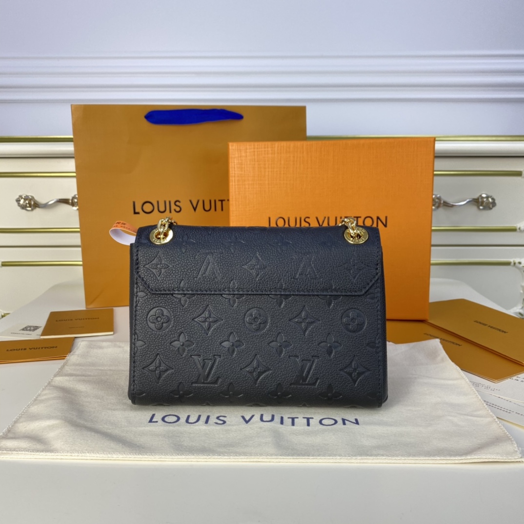 Louis Vuitton VAVIN BB Handbag Monogram Empreinte M44550 Black